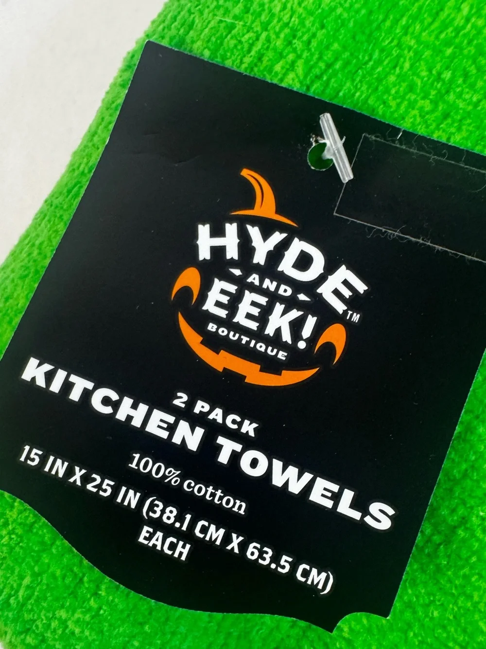 Witch Bat Hand Kitchen  FOUR Towel Set